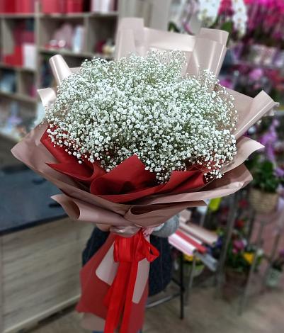 Букет цветов из: Гипсофила в Джедугхабль