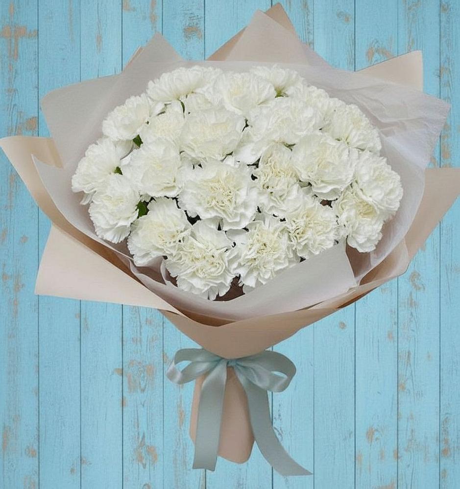 Букет цветов из: Гвоздики в Джедугхабль