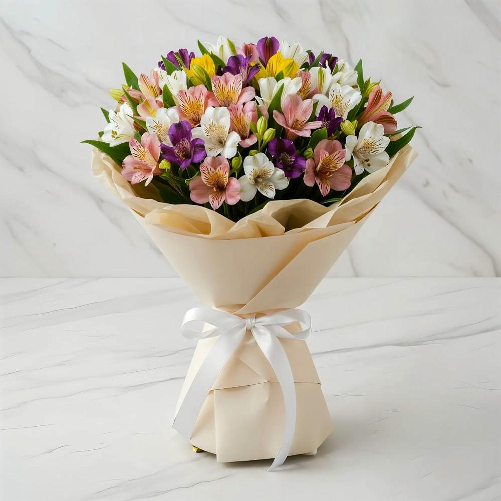 Букет цветов из: Альстромерии в Джедугхабль