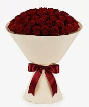 Букет 101 Бордовая роза Блэк Бакарра в Джедугхабль