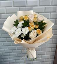 Букет цветов из:  Розы и Хризантемы в Джедугхабль