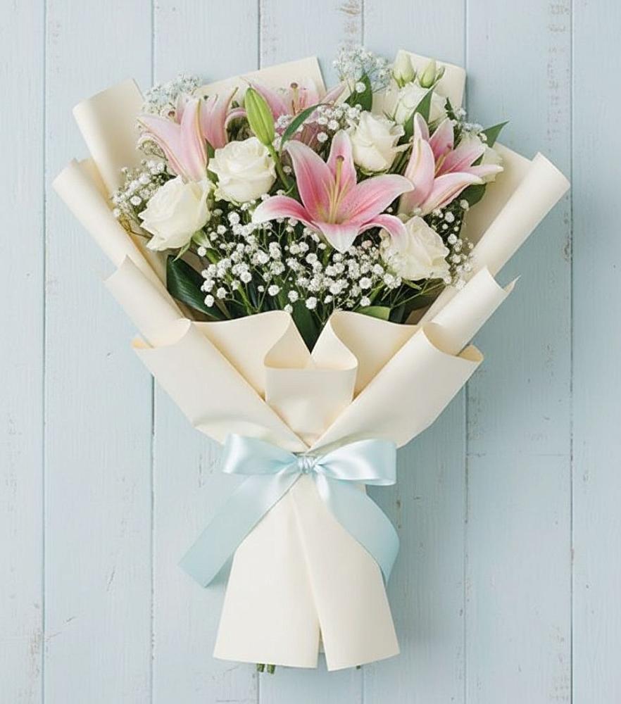 Букет цветов из: Лилии в Джедугхабль