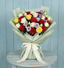 Букет цветов из:  Розы в Джедугхабль
