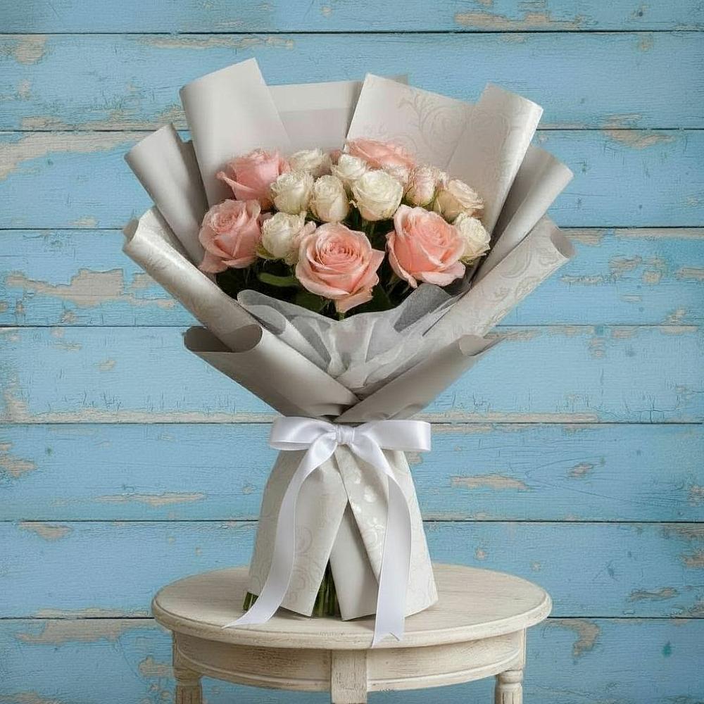 Букет цветов из: Розы в Джедугхабль