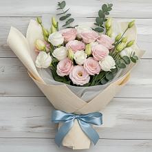 Букет цветов из:  Лизиантусы #REPLACE_PRED# Джедугхабль