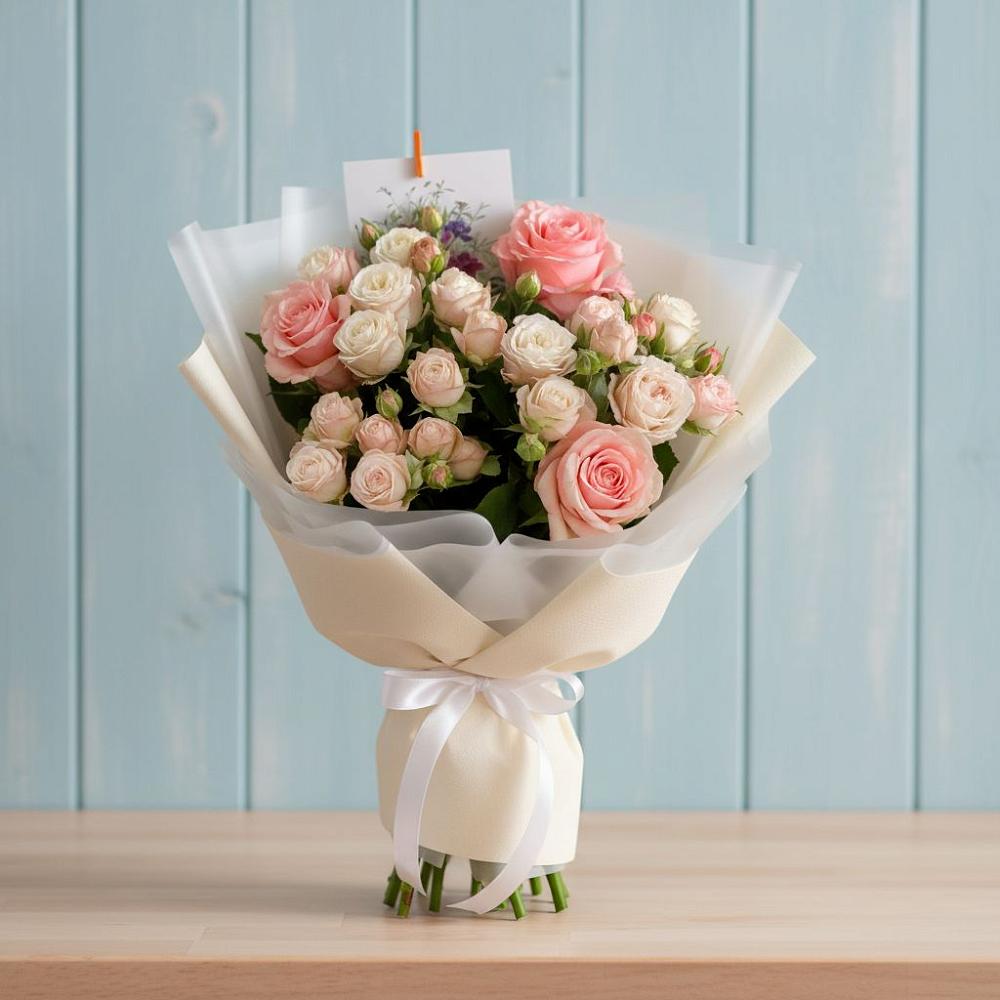 Букет цветов из: Розы в Джедугхабль