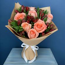 Букет цветов из:  Розы и Альстромерии #REPLACE_PRED# Джедугхабль