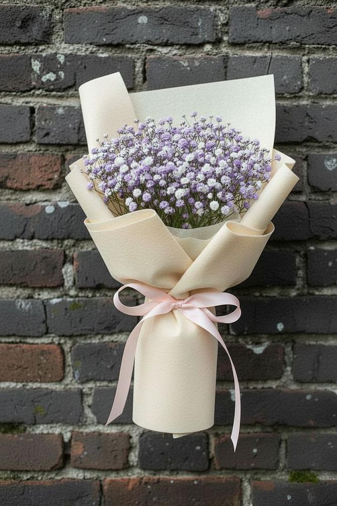 Букет цветов из: Гипсофила в Джедугхабль