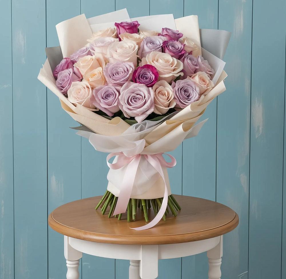 Букет цветов из: Розы в Джедугхабль