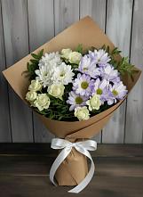 Букет цветов из:  Хризантемы и Розы в Джедугхабль