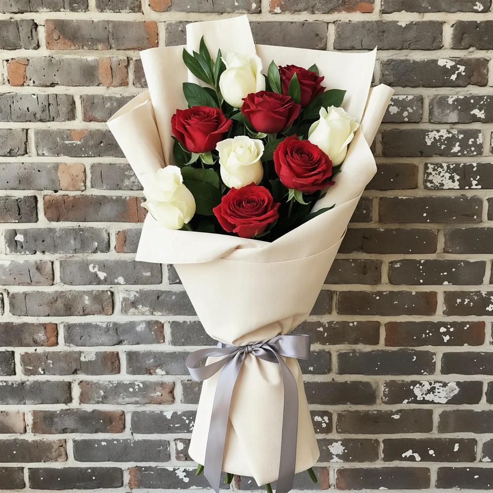 Букет цветов из: Розы в Джедугхабль