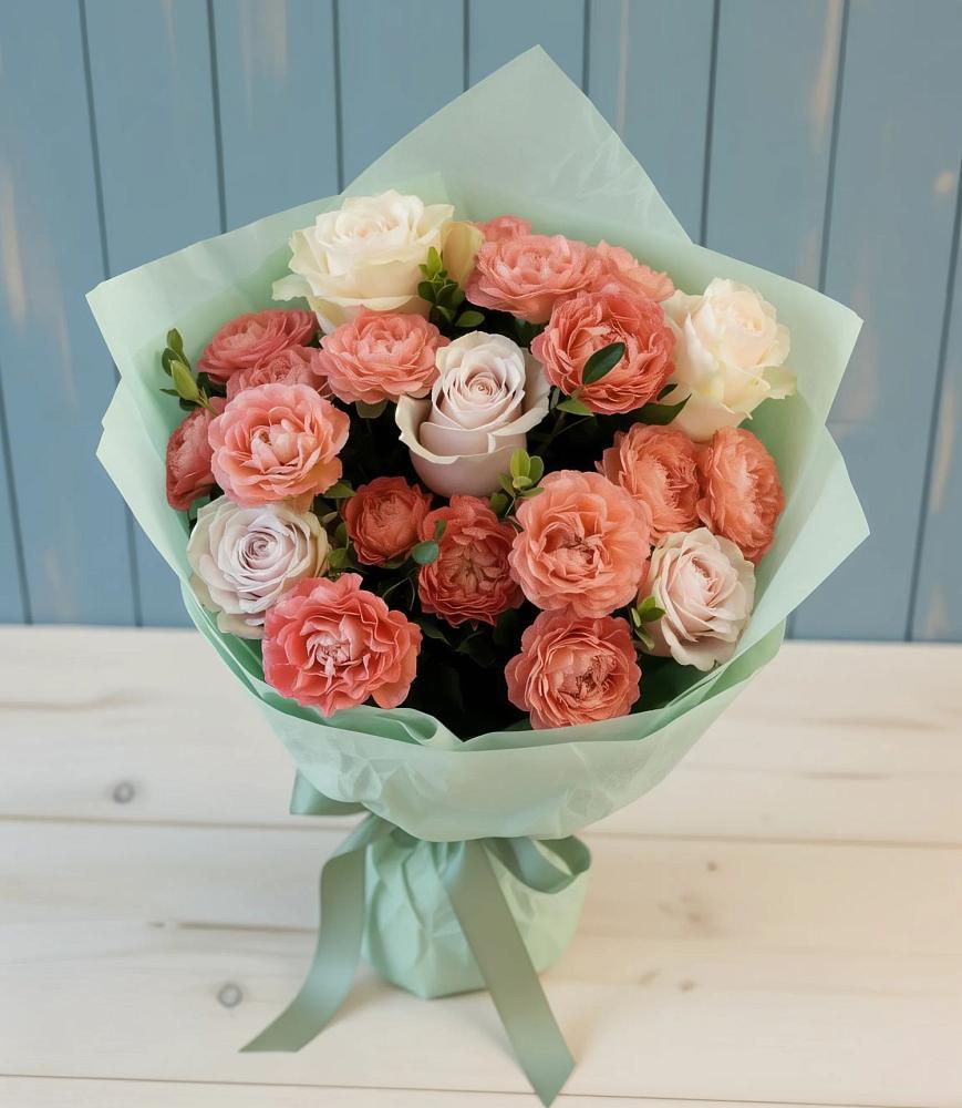 Букет цветов из: Розы в Джедугхабль