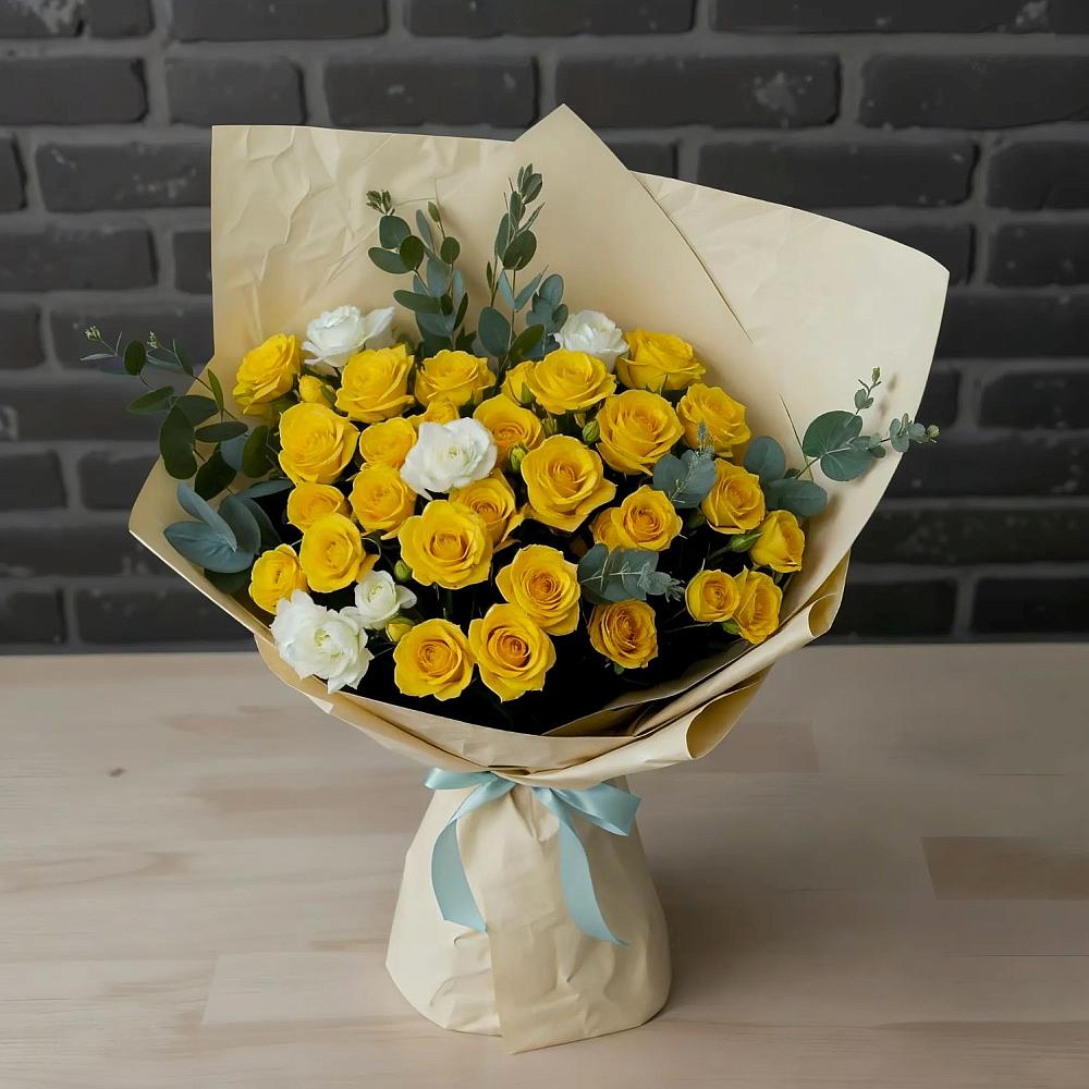 Букет цветов из: Розы в Джедугхабль