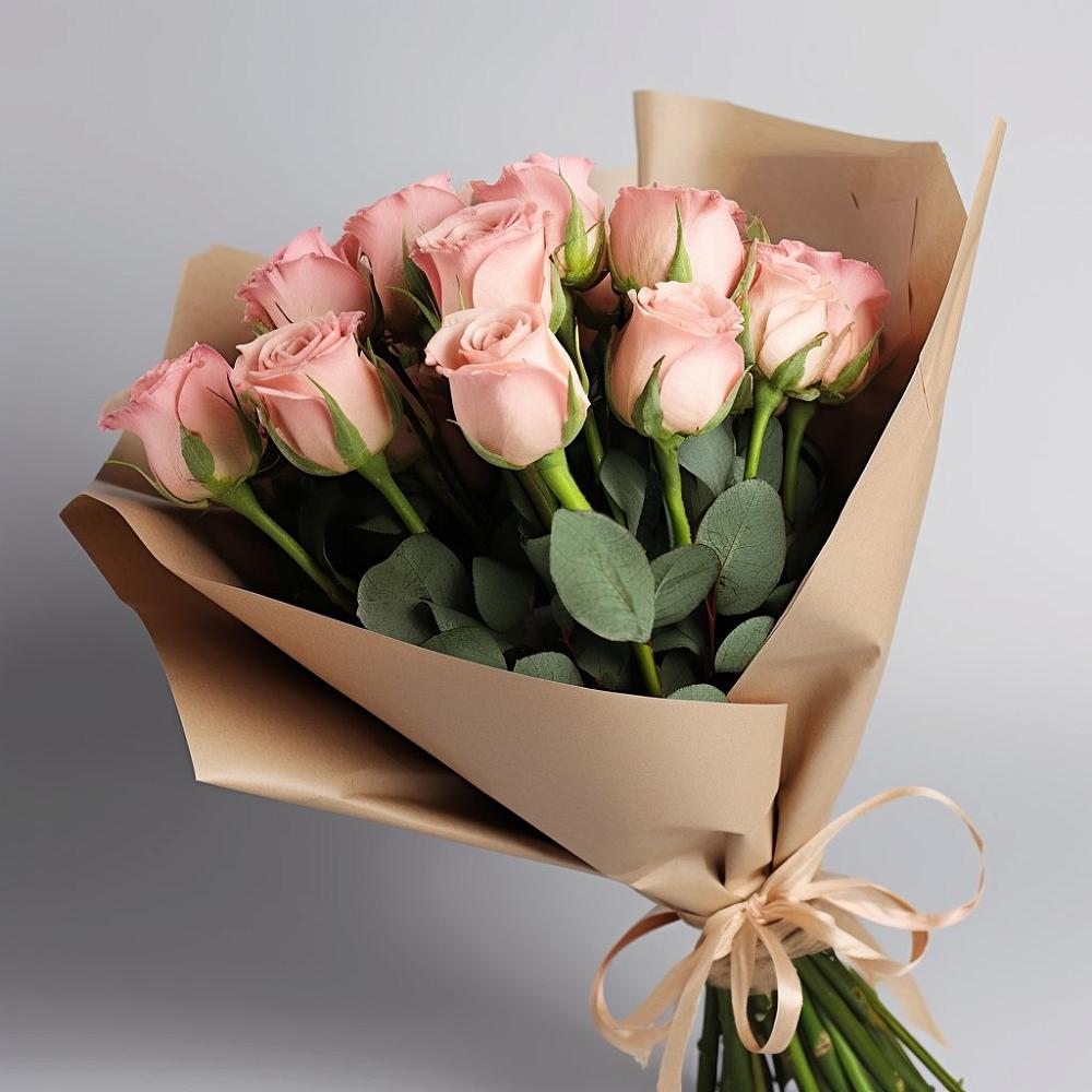 Букет 11 Нежных роз в Джедугхабль