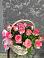 Цветочная композиция из Розы в корзине в Джедугхабль