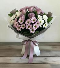 Букет цветов из:  Хризантемы и Розы в Джедугхабль