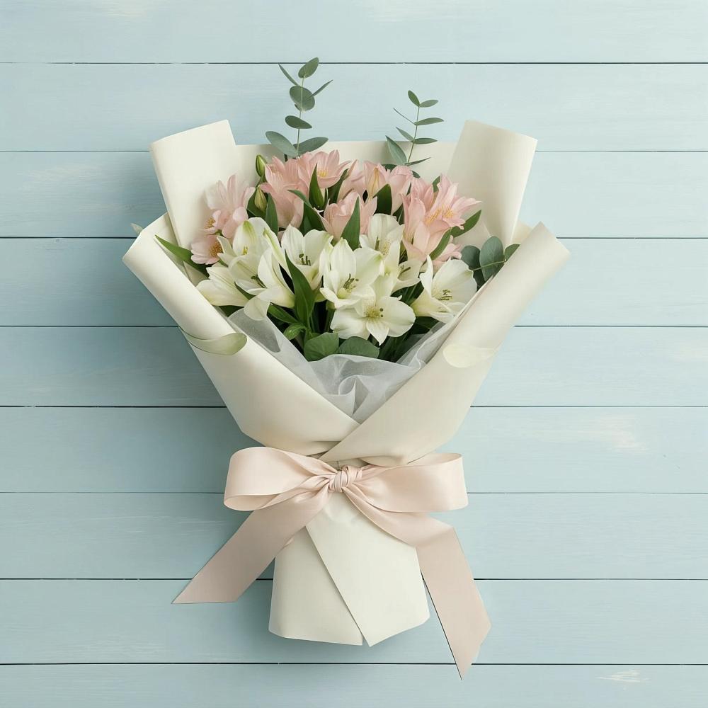 Букет цветов из: Альстромерии в Джедугхабль