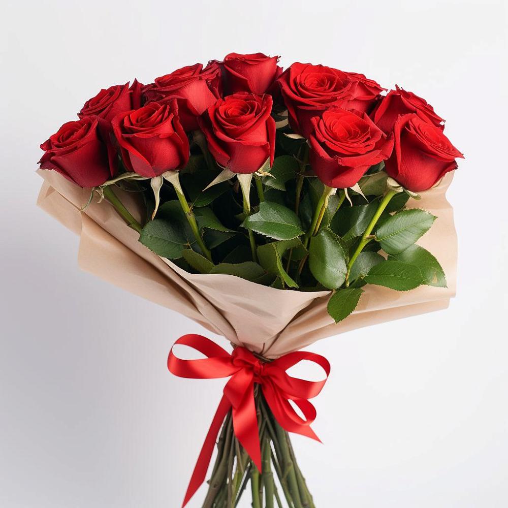 Букет 11 Красных роз Эдлесс Лав в Джедугхабль