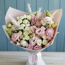 Букет цветов из:  Альстромерии и Розы в Джедугхабль